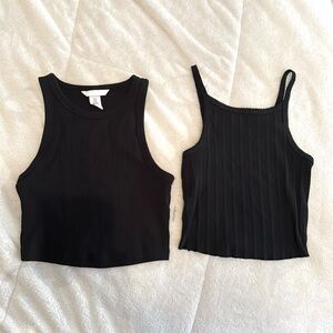 Black Tank Tops - H&M and Aeropostale